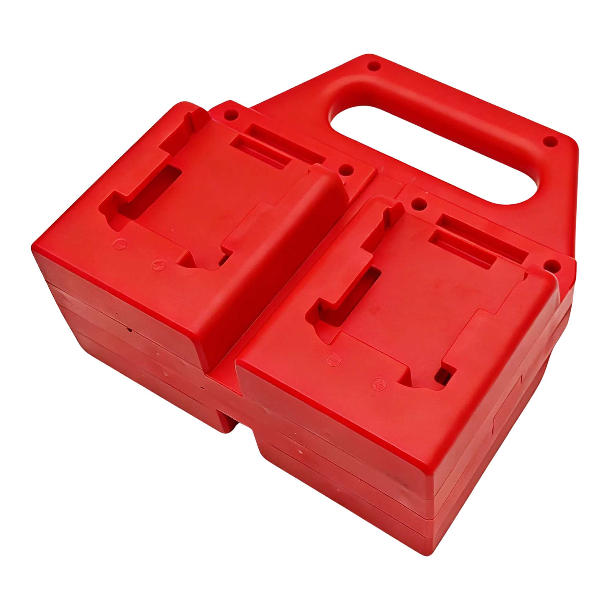4-Bank Battery Holder & Carrier for Milwaukee M18 18V Batteries-3