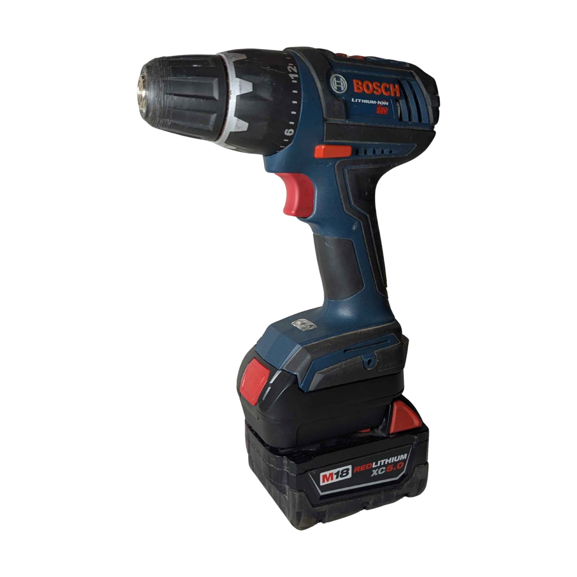 Milwaukee 18V to Bosch (Blue) 18V Battery Adapter-1