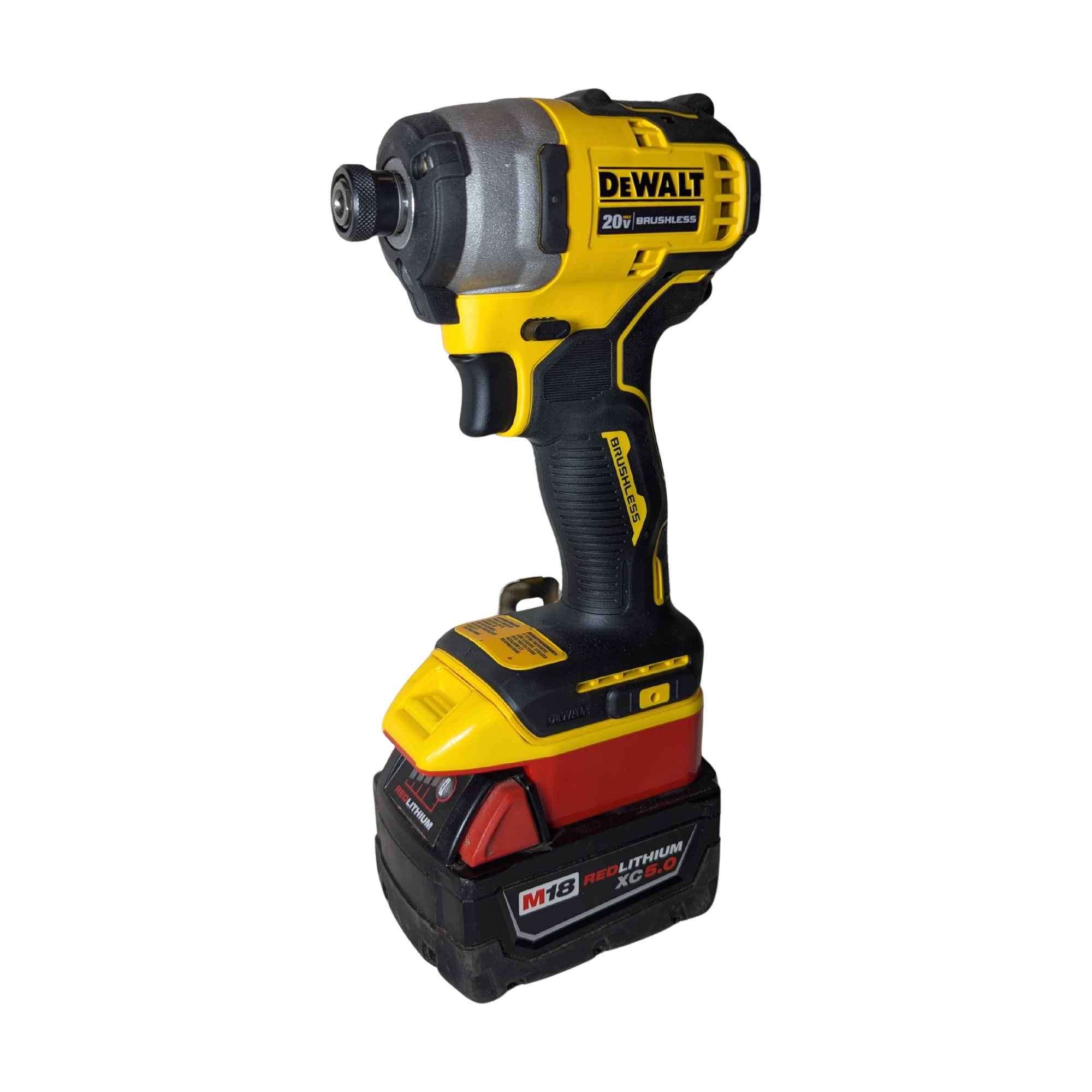Milwaukee 18V to DeWalt 20V Battery Adapter-1