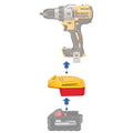 Milwaukee 18V to DeWalt 20V Battery Adapter-0