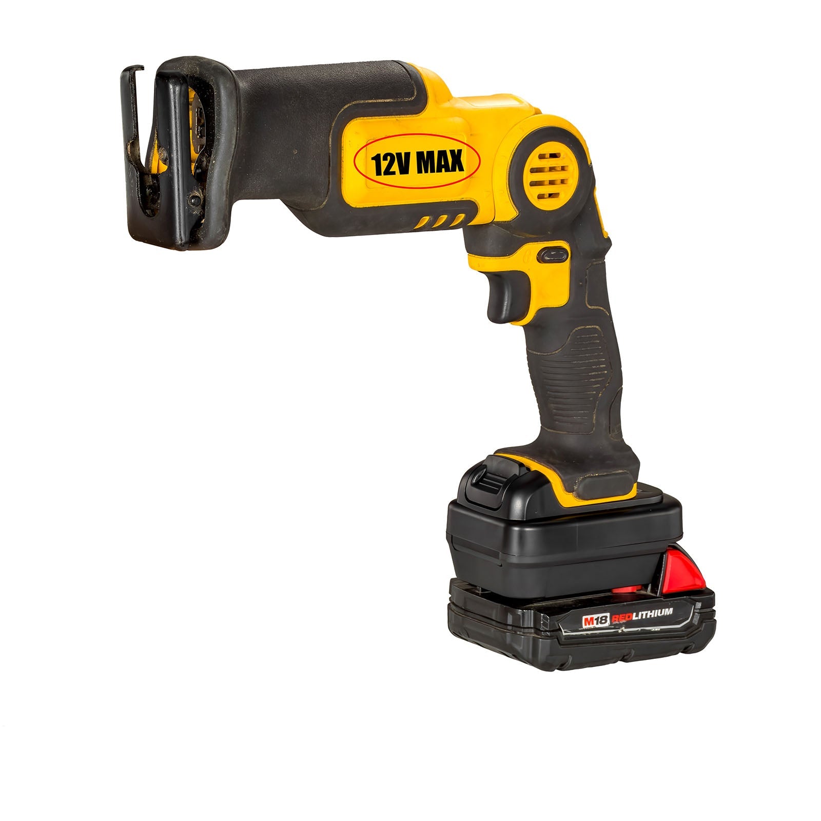 Milwaukee 18V to DeWalt 12V Battery Adapter-1