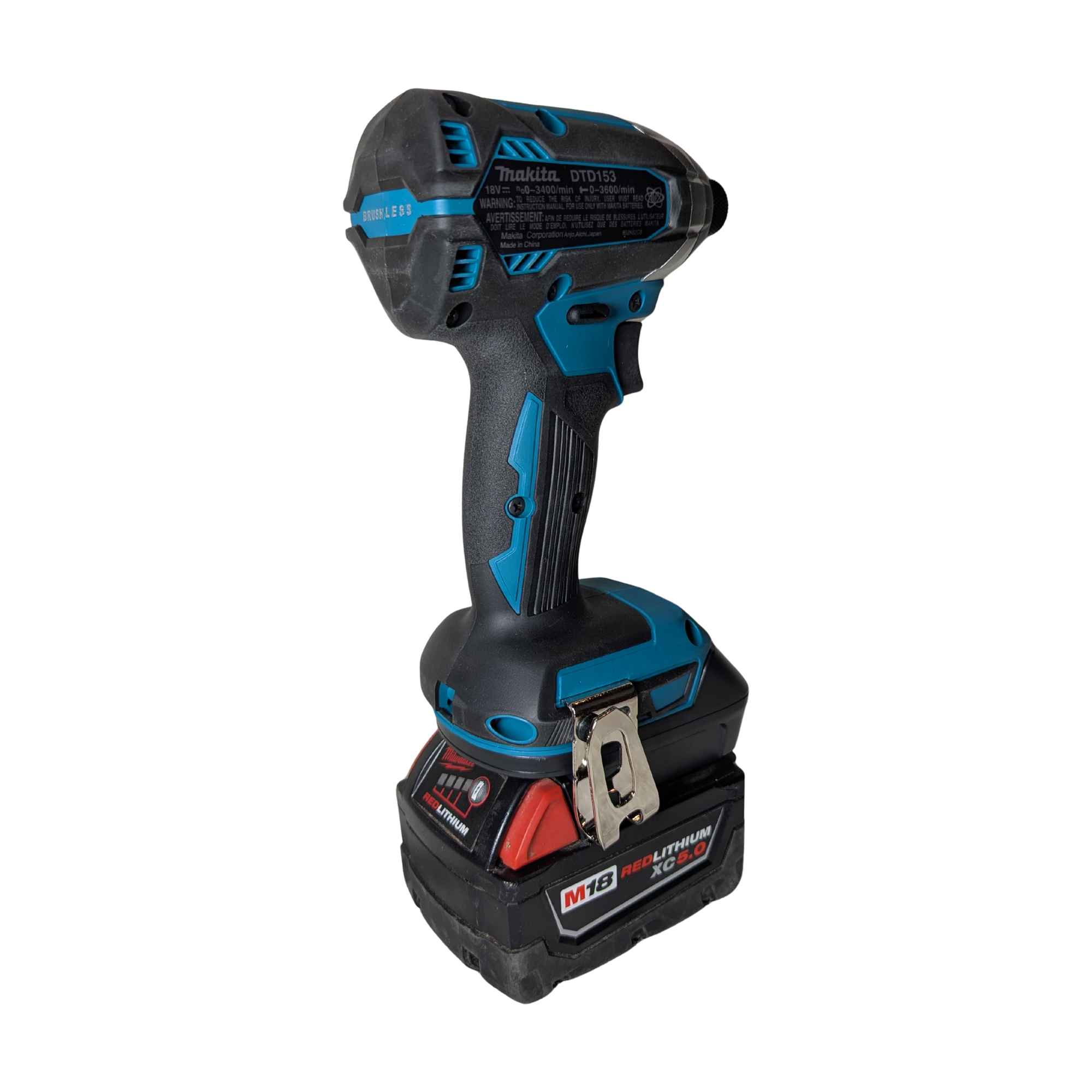 Milwaukee 18V to Makita 18V Battery Adapter-2