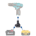 Milwaukee 18V to Makita 10.8V CXT (Post Style) Battery Adapter-0