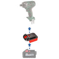 Milwaukee 18V to Masterforce 20V Battery Adapter-0