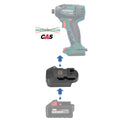 Milwaukee 18V to Metabo 18V CAS Battery Adapter-0