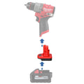 Milwaukee 18V to Milwaukee 12V Battery Adapter-0