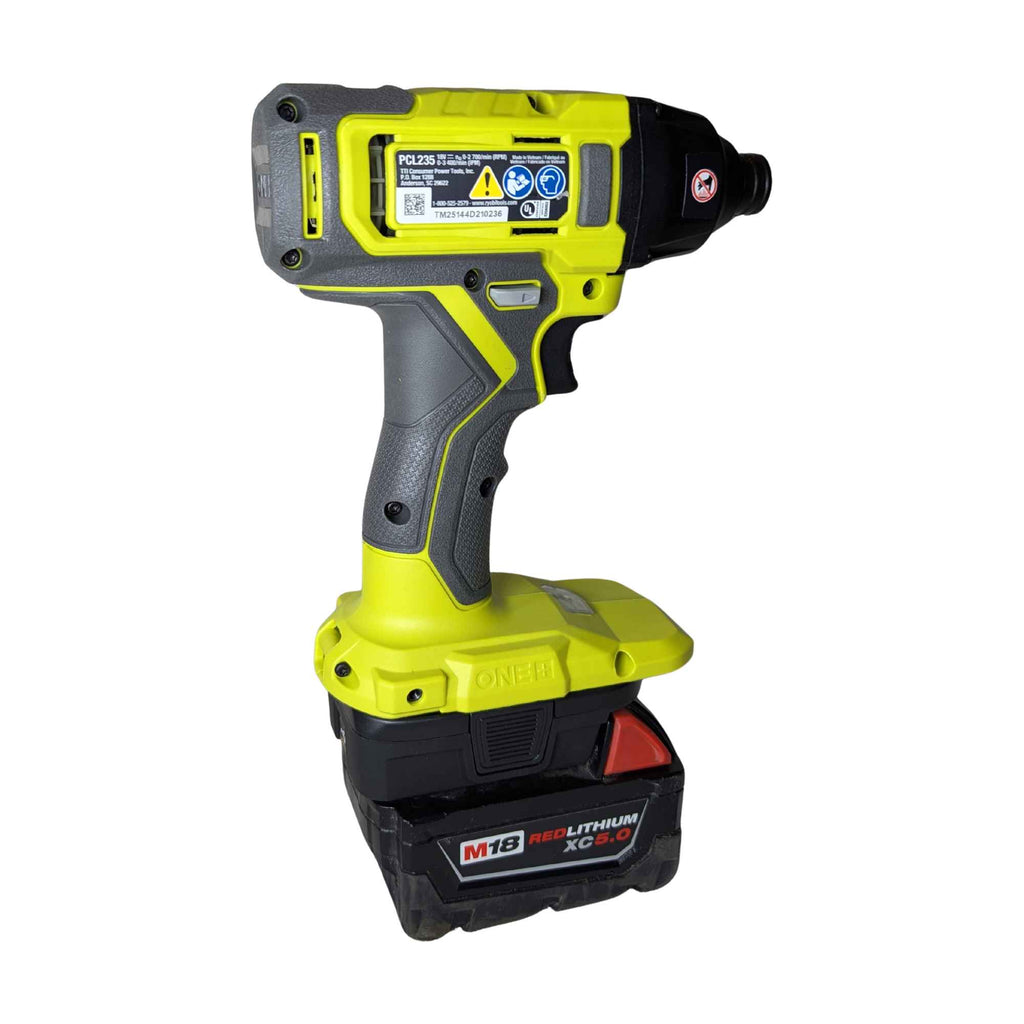 Milwaukee 18V to Ryobi 18V Battery Adapter-2