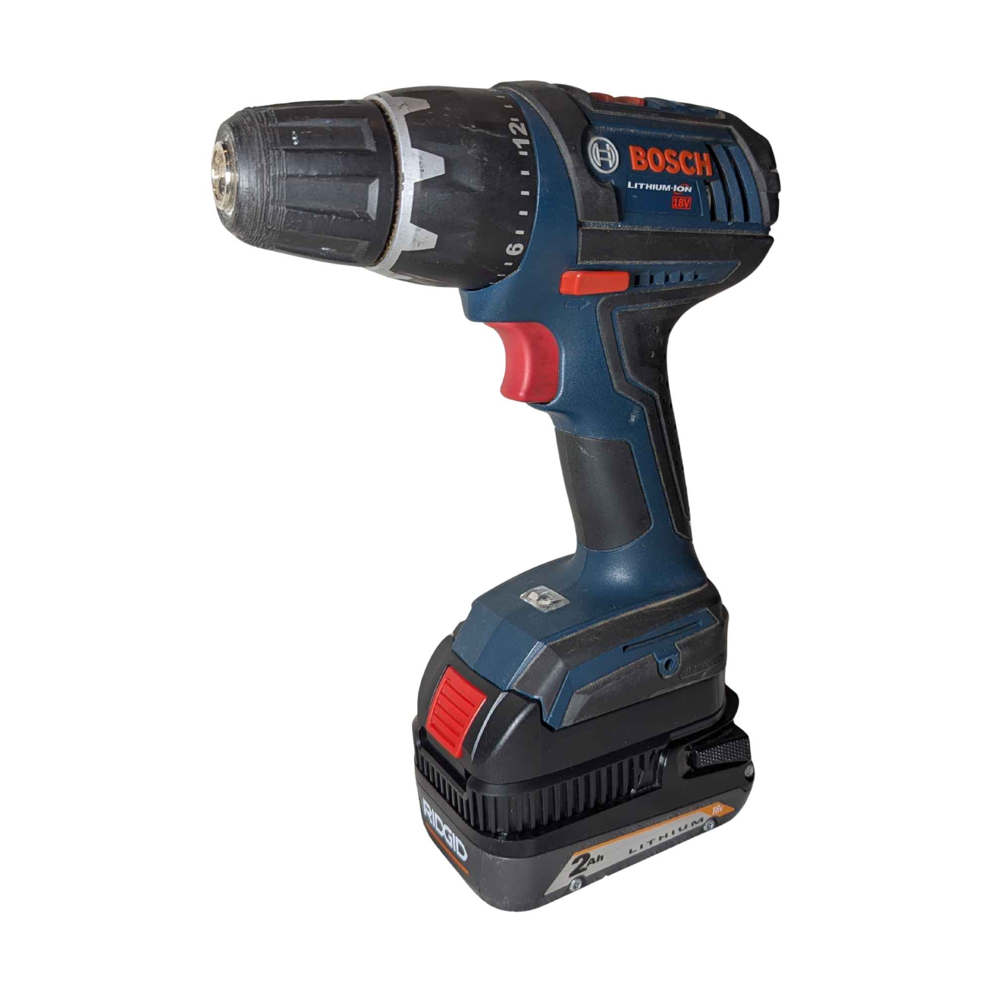 RIDGID 18V to Bosch 18V (Blue) Battery Adapter-1