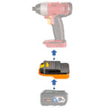 RIDGID 18V to Chicago Electric 18V Battery Adapter-0