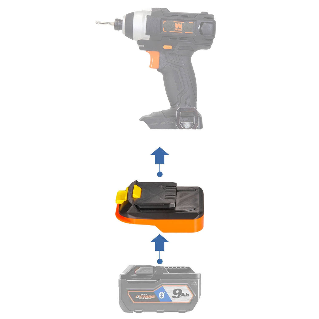 RIDGID 18V to WEN 20V Battery Adapter-0