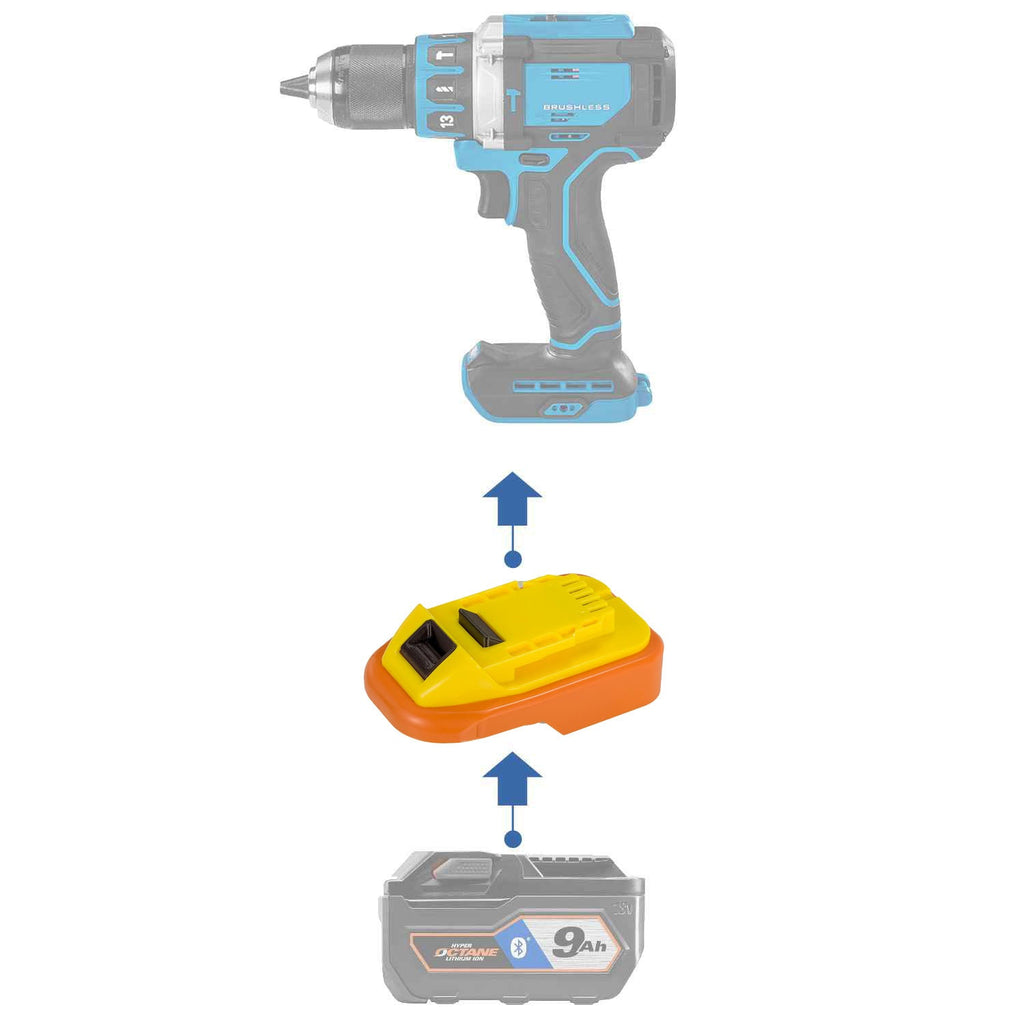RIDGID 18V to Hercules 20V Battery Adapter-0