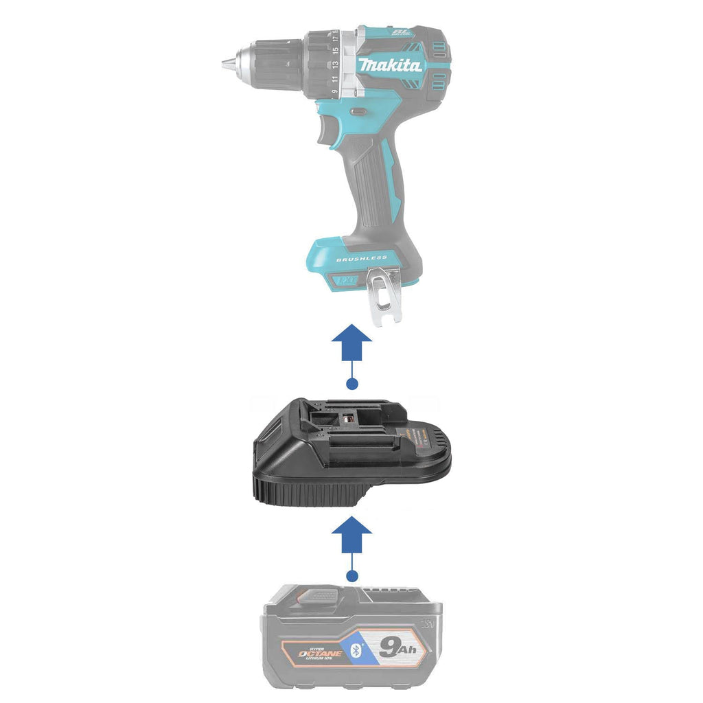 RIDGID 18V to Makita 18V Battery Adapter-0