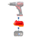 RIDGID 18V to Milwaukee 18V Battery Adapter-0