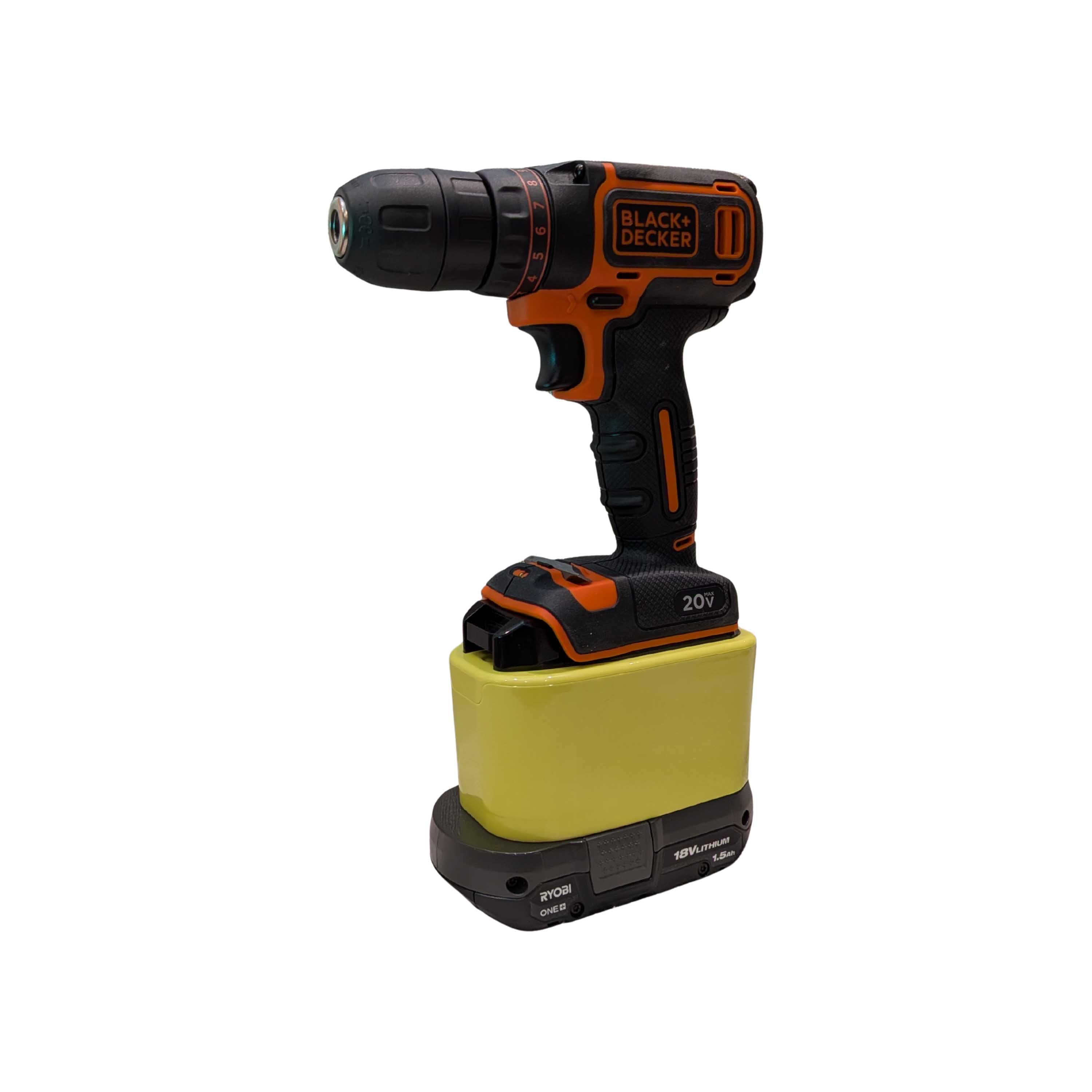 Ryobi 18V to Black and Decker 20V Battery Adapter-1