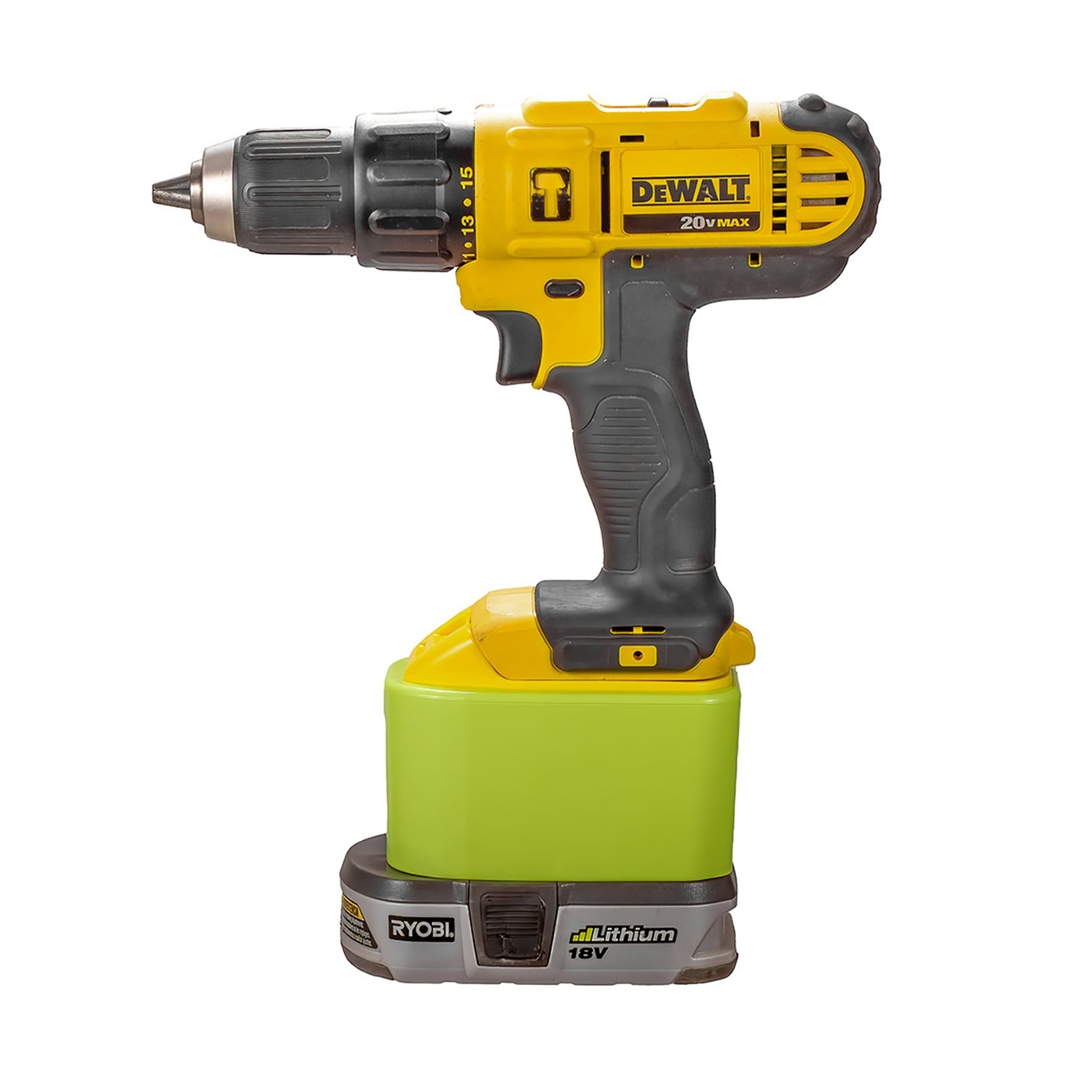Ryobi 18V to DeWalt 20V Battery Adapter-1