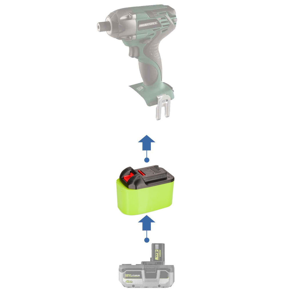 Ryobi 18V to Masterforce 20V Battery Adapter-0