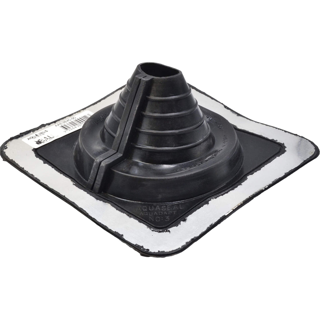 Aquaseal Aquadapt #3 Roof Pipe Flashing Black 40-90mm-0