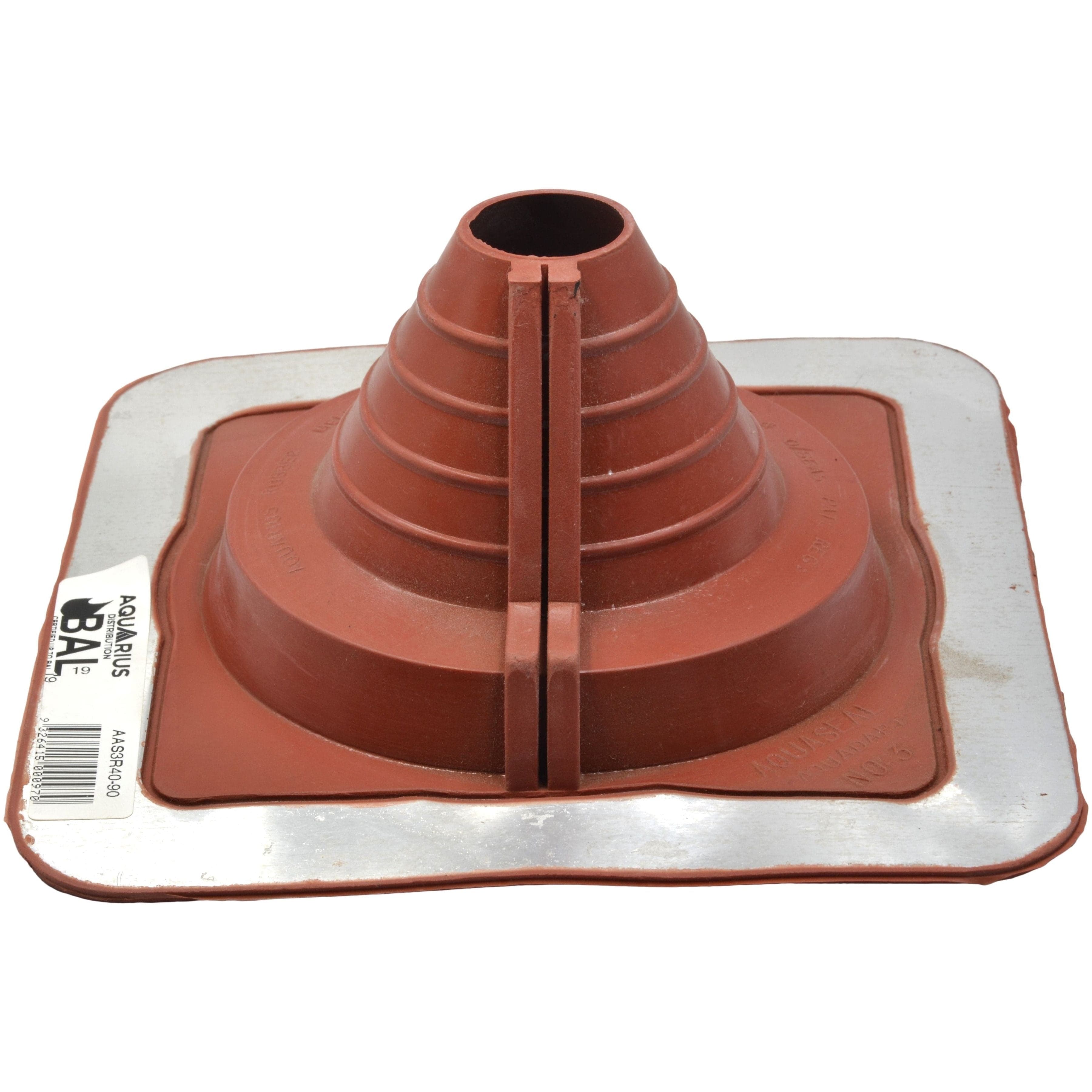 Aquaseal Aquadapt #3 Roof Pipe Flashing Red 40-90mm-3