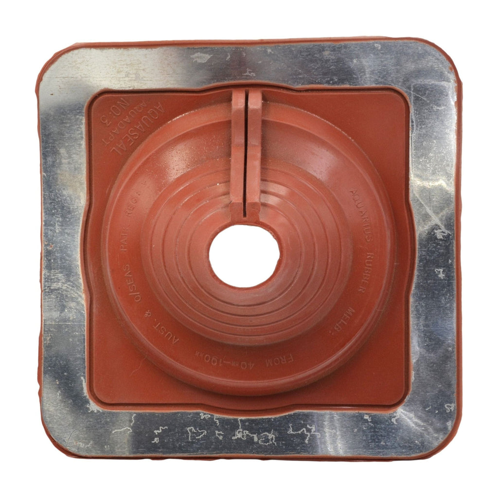 Aquaseal Aquadapt #3 Roof Pipe Flashing Red 40-90mm-1