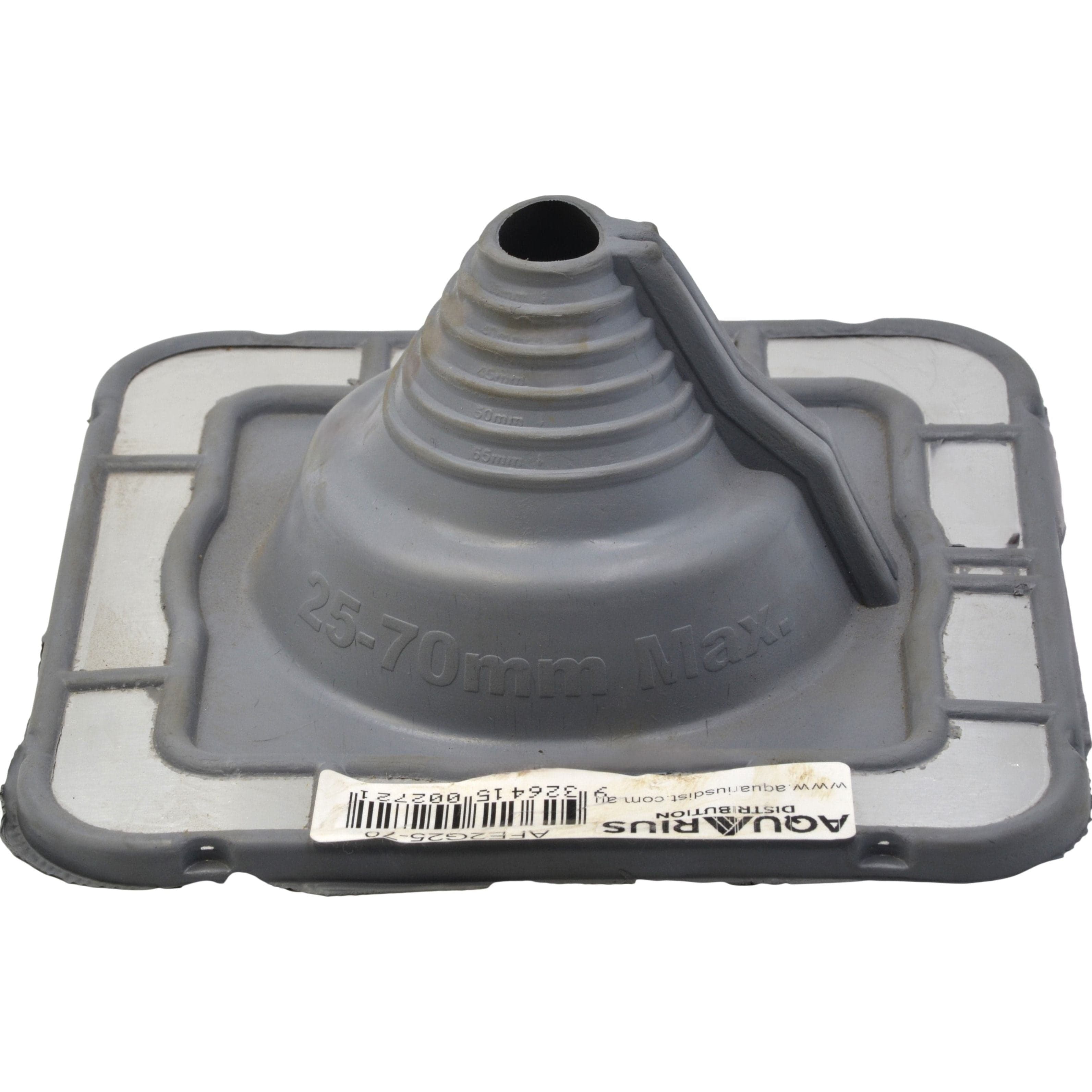 Aquaseal FlashRite #2 Metal Roof Pipe Flashing Grey 25-70mm-1