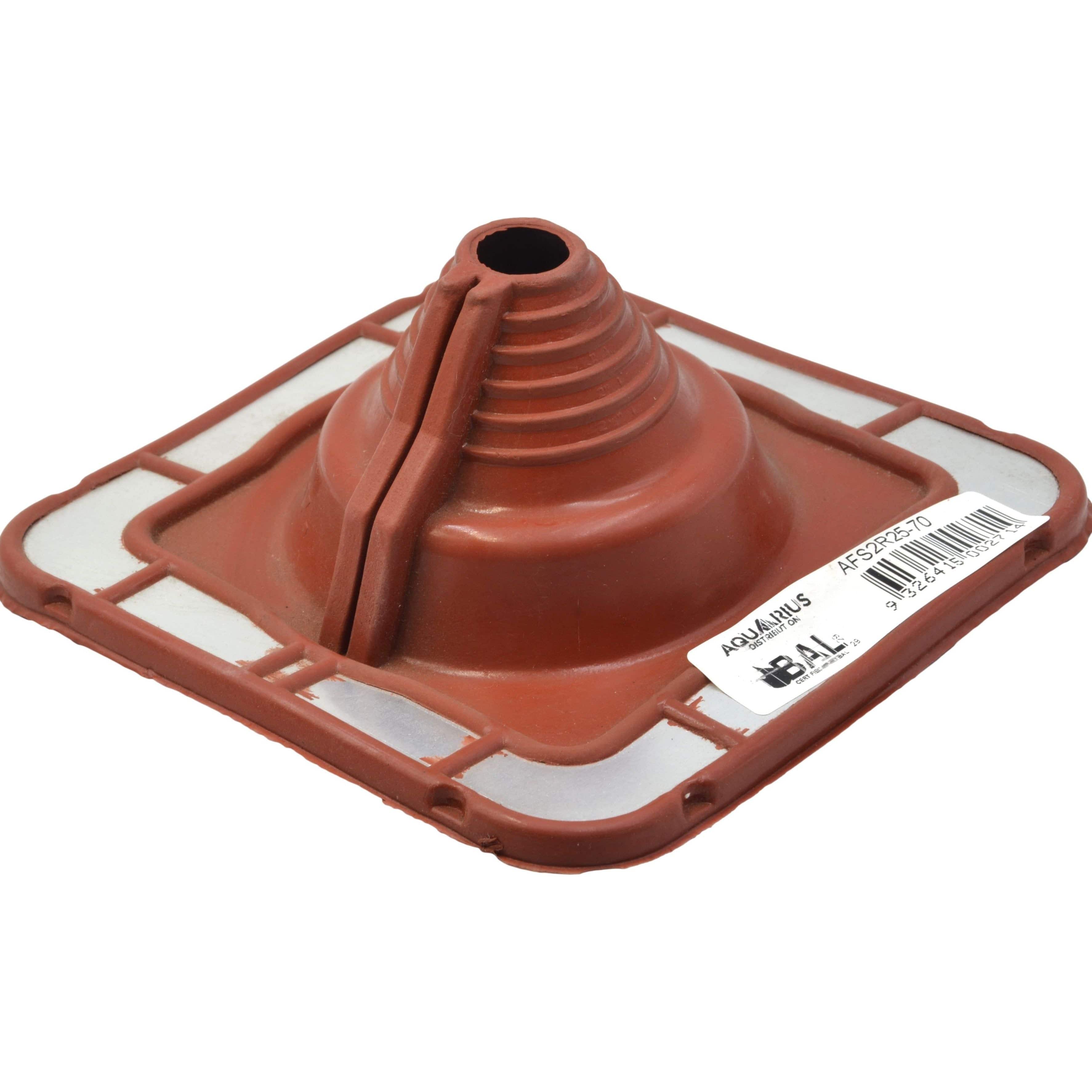 Aquaseal FlashRite #2 Metal Roof Pipe Flashing Red 25-70mm-3