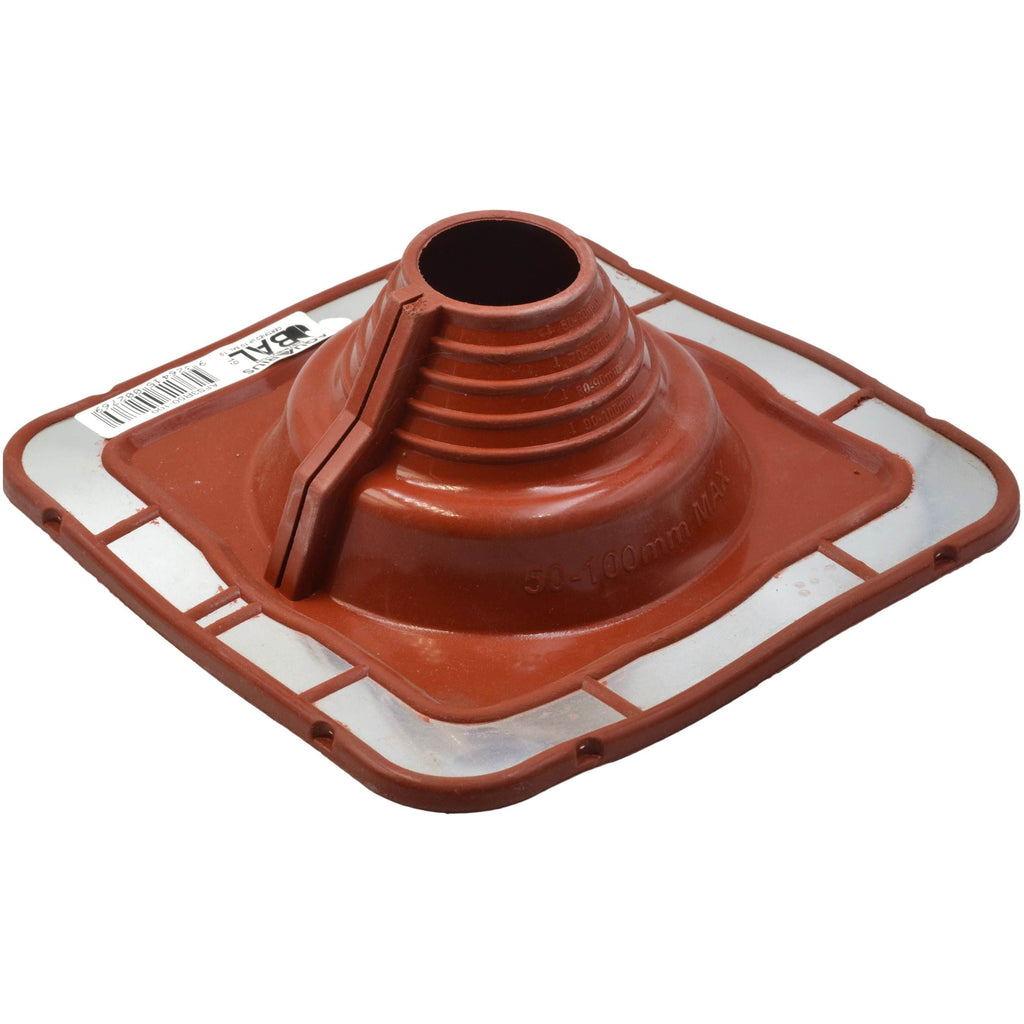 Aquaseal FlashRite #3 Metal Roof Pipe Flashing Red 50-100mm-2