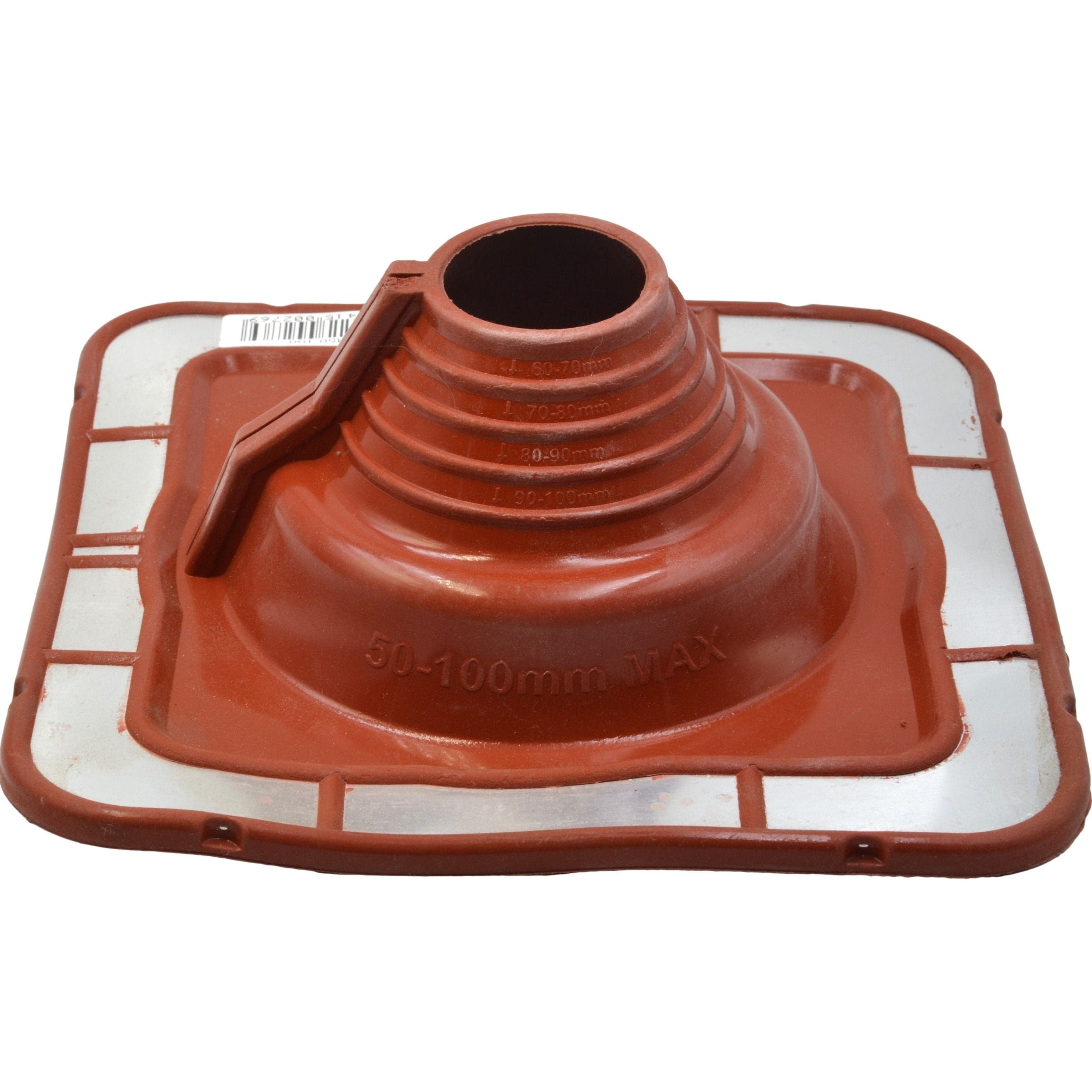 Aquaseal FlashRite #3 Metal Roof Pipe Flashing Red 50-100mm-0