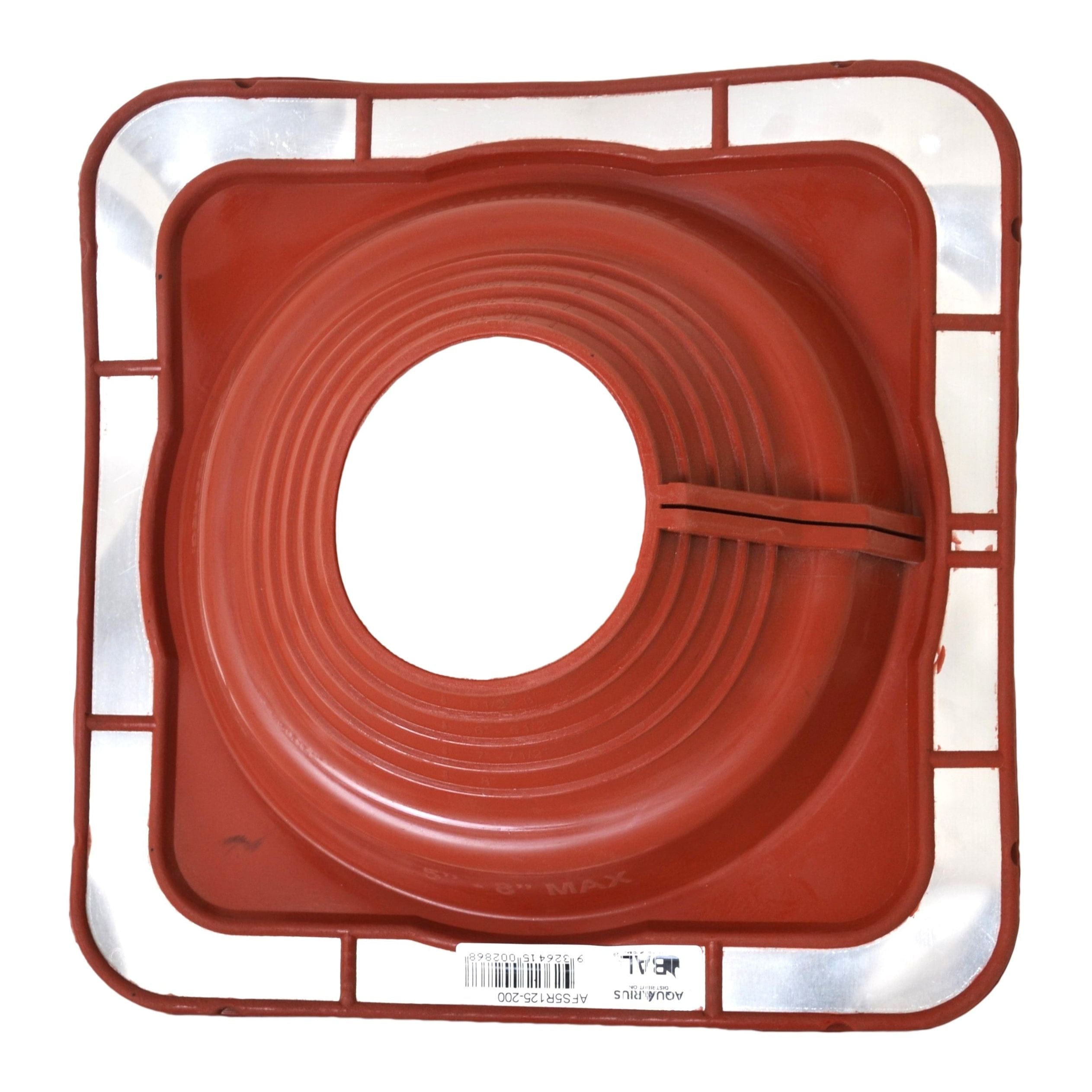 Aquaseal FlashRite #5 Metal Roof Pipe Flashing Red 125-200mm-3