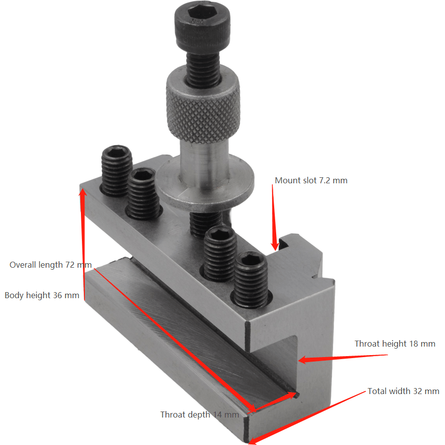 T51 Standard Holder for BoxFord Lathes - Aud, Bud and Cud Models-1