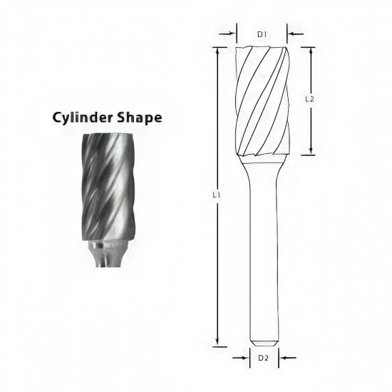 Best Carbide - SA6NF 5/8" Aluminium Cut Carbide Burr-1
