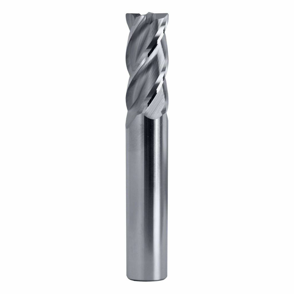 Best Carbide 4mm 4 Flute Corner Radius End Mill – 0.2mm Radius, 6mm Shank-0