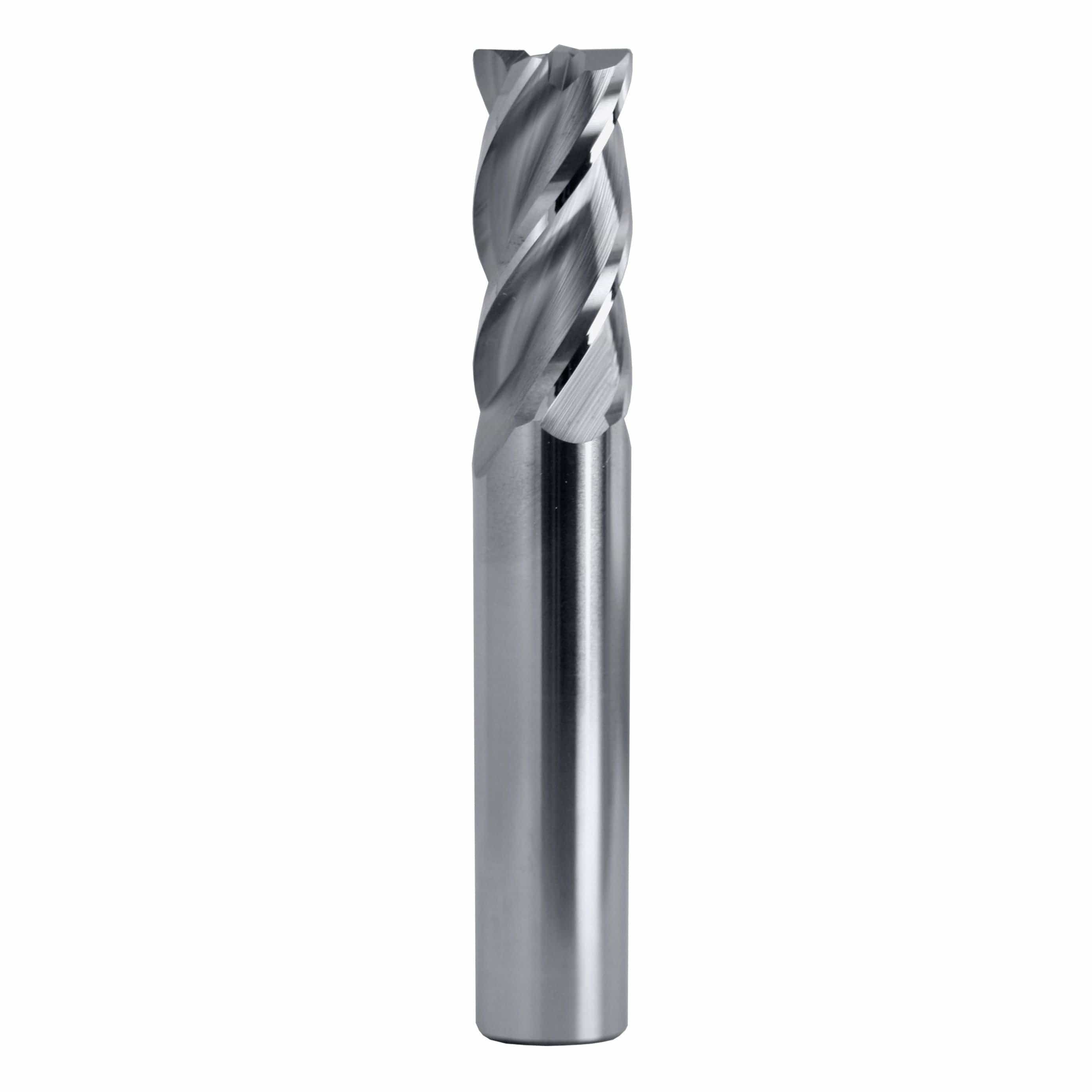 Best Carbide 8mm 4 Flute Corner Radius End Mill – 0.2mm Radius, 8mm Shank-0