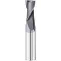 Best Carbide Regular Length AITiN coated 2-Flute End Mill 1", Square End-0