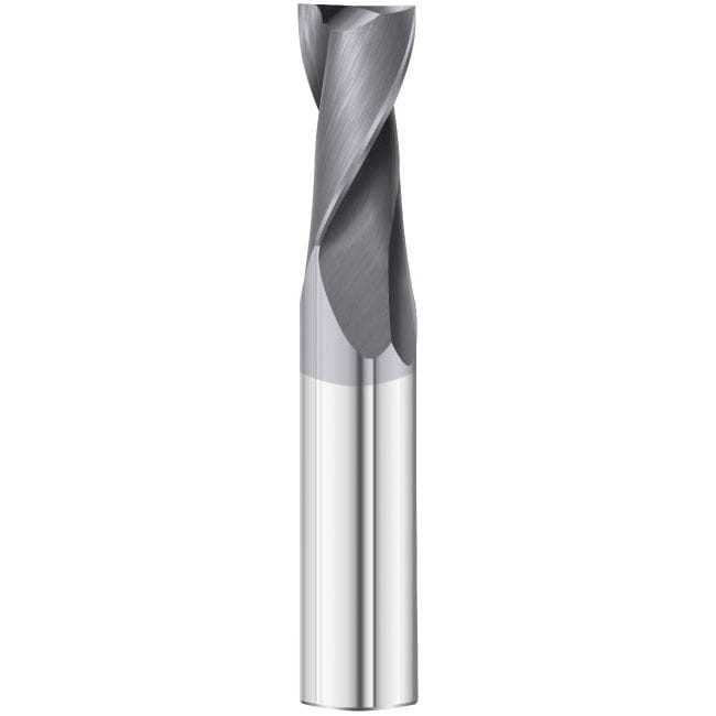 Best Carbide Regular Length AITiN coated 2-Flute End Mill 1", Square End-0