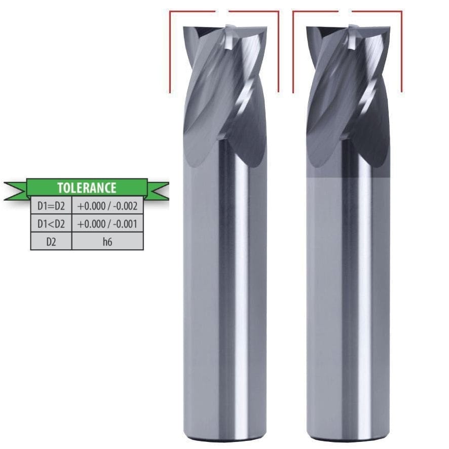 Best Carbide 1/8" 4 Flute Stub Square End Mill – 1/8" Shank-3