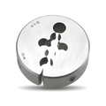 Bordo 14 x 1.25mm MF 2" Chrome Button Die-0