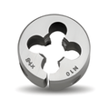 Bordo 5/16" x 18 UNC 1" Chrome Button Die-0