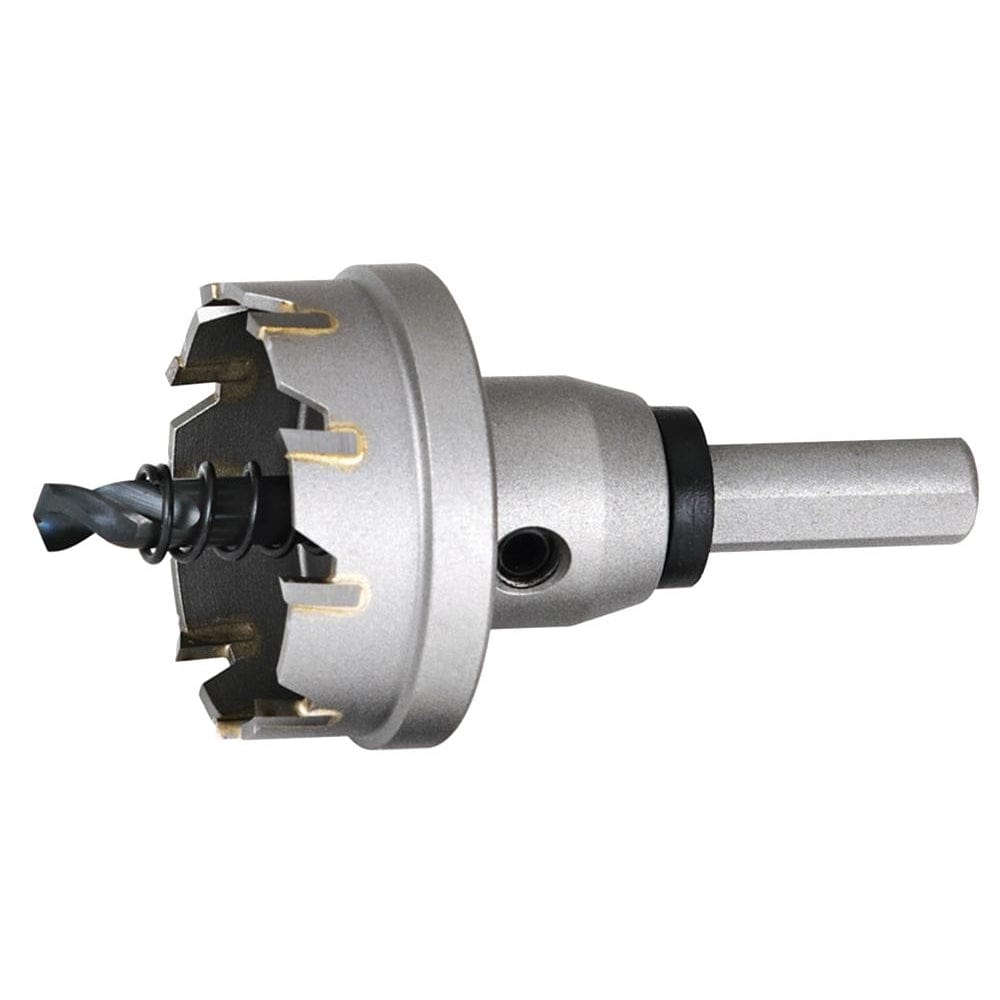 38mm Tungsten Carbide Tipped Holesaw (1/2" Shank) 25mm D.O.C-1