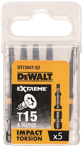 Imp dewalt accessories act torsion 50mm torx t15 - dt7394t-qz-0