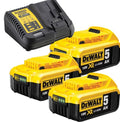 Dewalt dcb115p3 18v starter set (3x 5.0ah battery) dcb184 + charger dcb115-0
