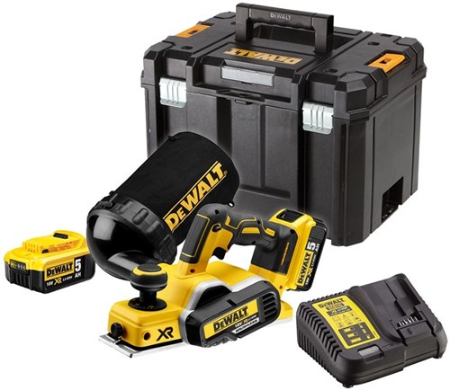 Dewalt dcp580p2 cordless planer 18v 5.0ah li-ion-0