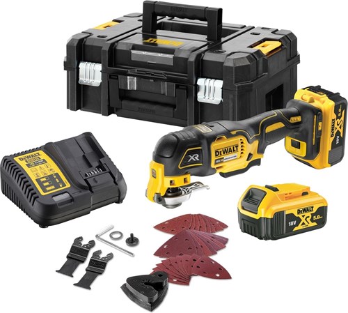 Dewalt dcs356p2 | oscillating multi-tool | 18v | 5.0ah | li-ion in tstak-0