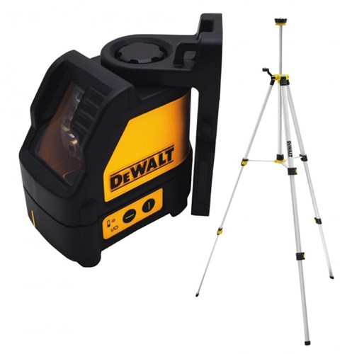 Dewalt dw088cgtri Cross Line Laser Green 15m + Tripod de0881-0