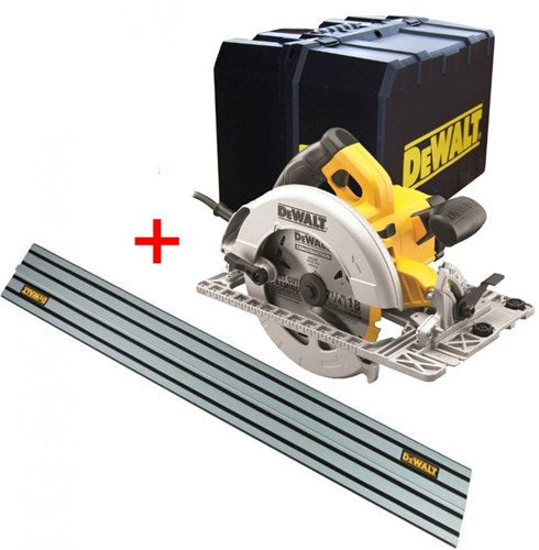 Dewalt dwe576kr 1600w circular saw + 1500mm guide rail | promotional price - dwe576kr-0
