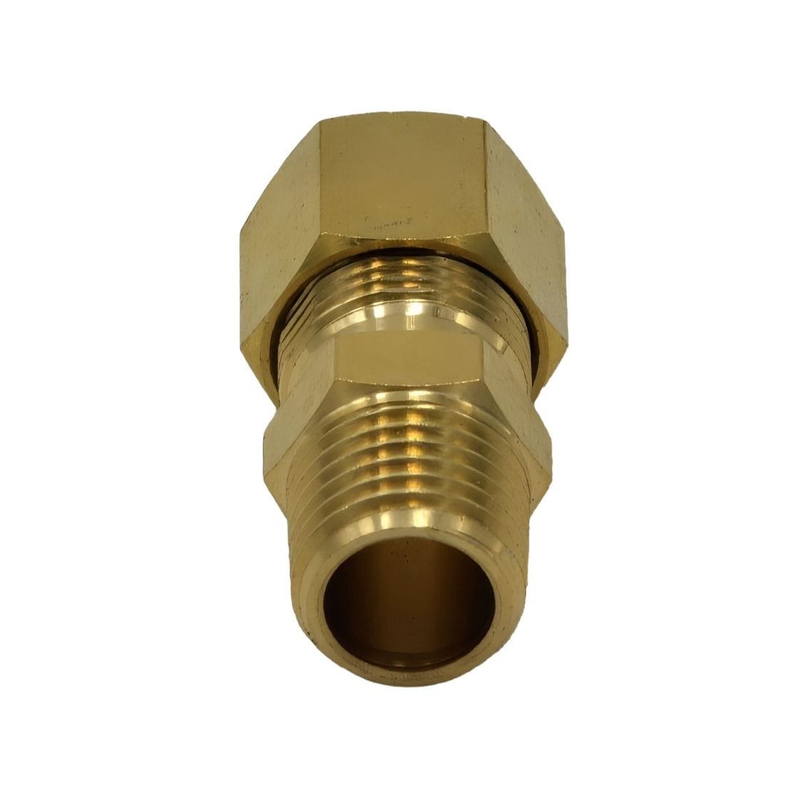 Brass Compression Male Female Connector (T3/8xM1/4)-1