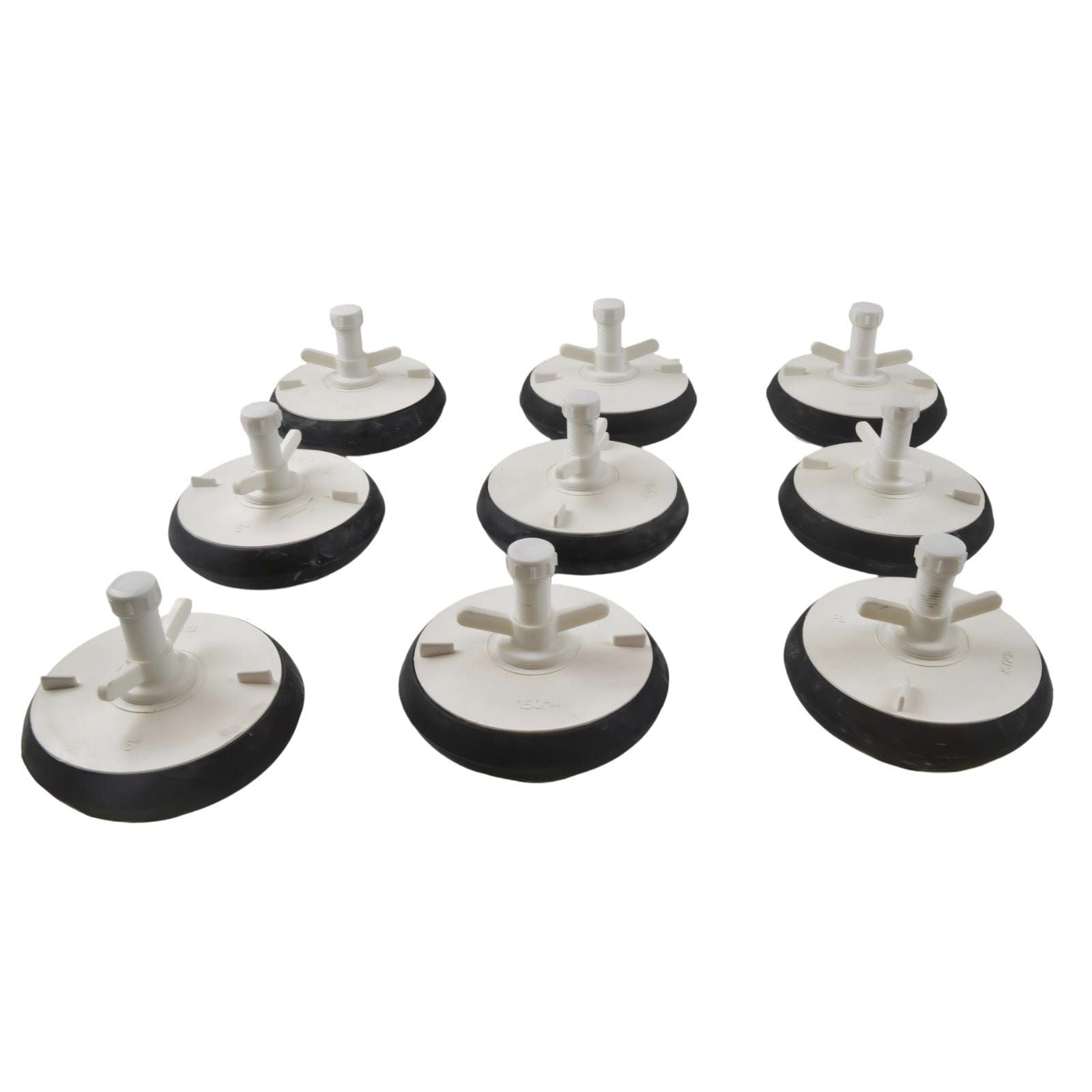 9x Nylon Mechanical Pipe Test Plug Bung with 13mm Bypass 145mm to 160mm-3