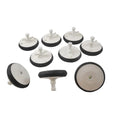 9x Nylon Mechanical Pipe Test Plug Bung with 13mm Bypass 145mm to 160mm-0
