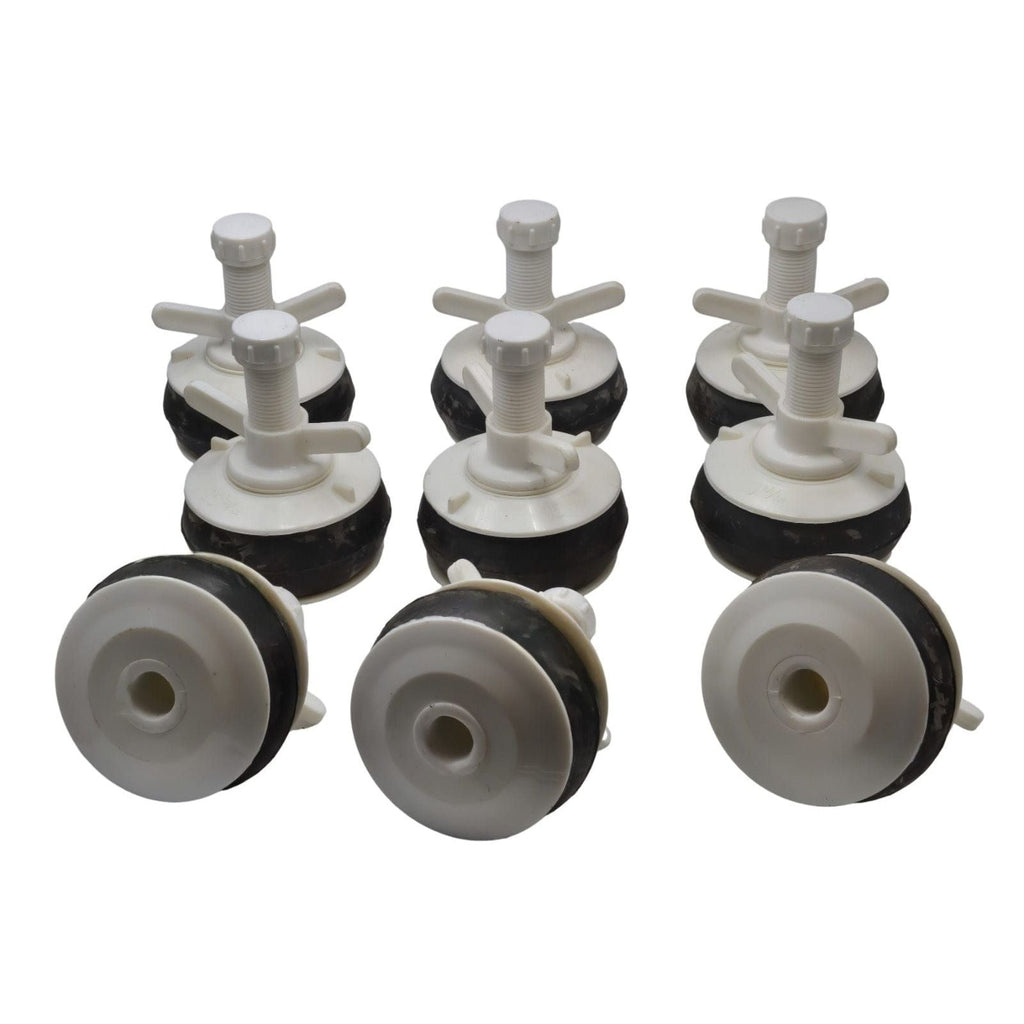 9x Nylon Mechanical Pipe Test plug bung with 13mm bypass 85mm to 92mm-3