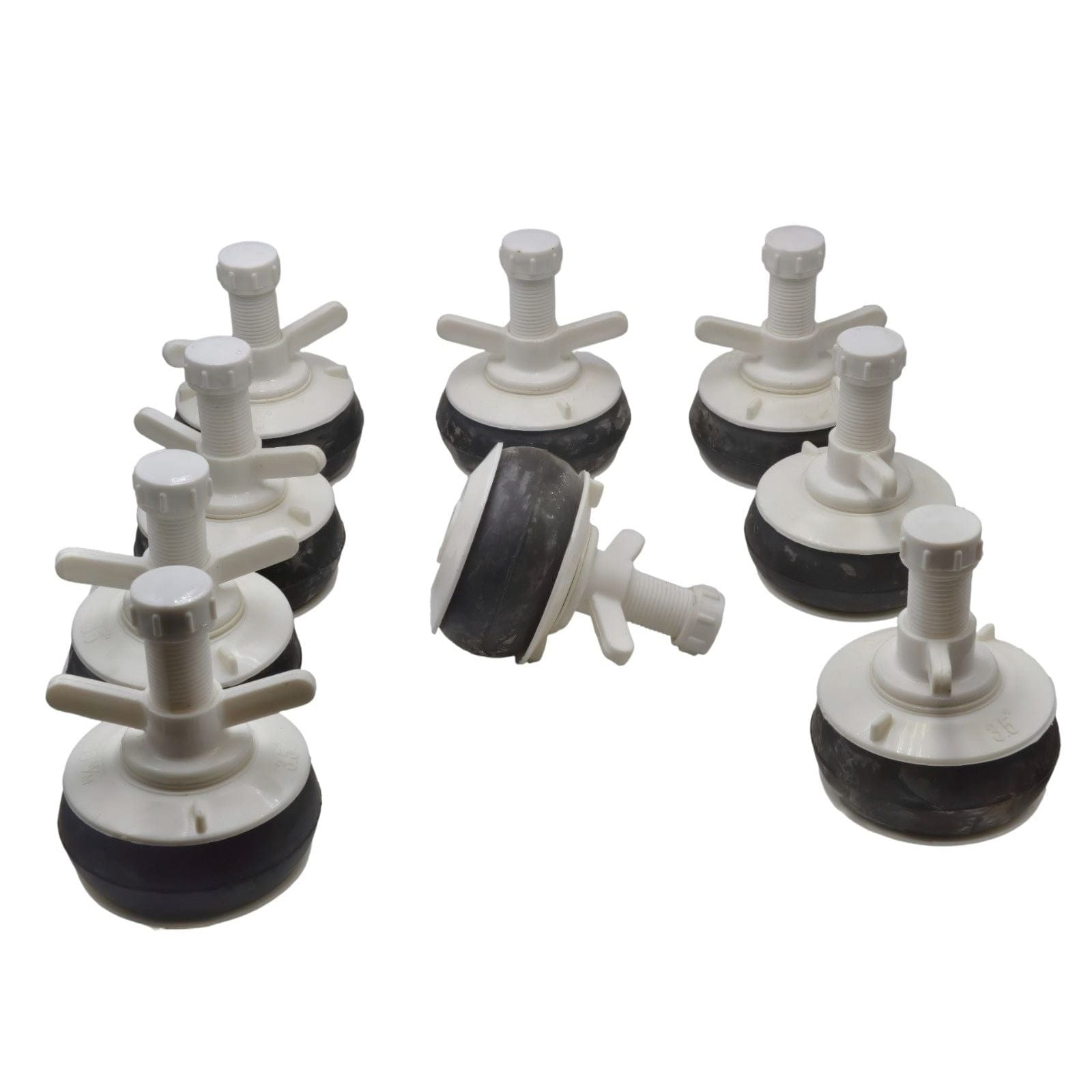 9x Nylon Mechanical Pipe Test plug bung with 13mm bypass 85mm to 92mm-2