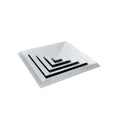 Ductsure White Aluminium Vent Grille – Square Face Slat (445 x 445 mm) - LFD-4A 445/300-0
